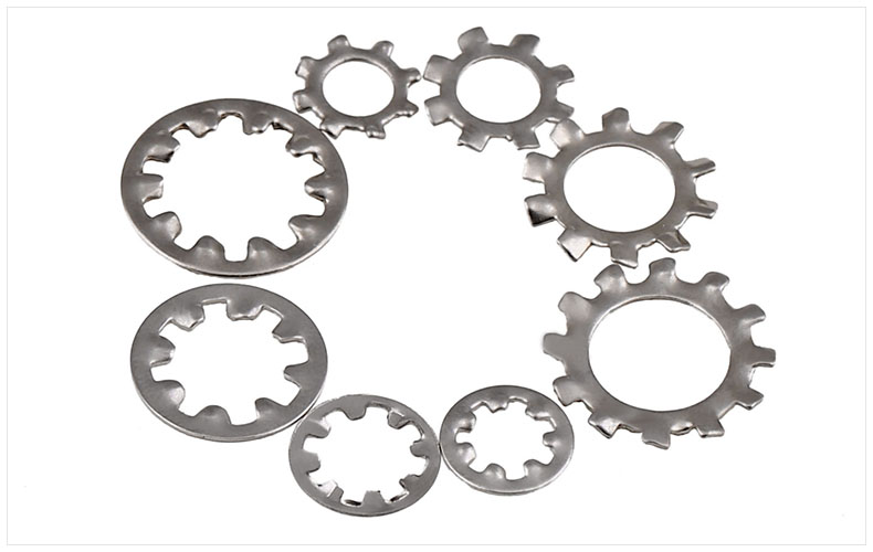 304不銹鋼外齒 內(nèi)齒 防滑墊片 菊花介子 防滑墊圈